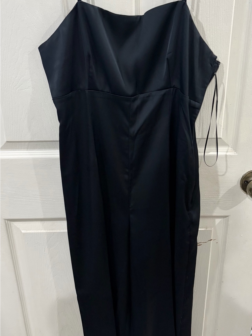 Banana Republic Black Strapless Jumpsuit Dress